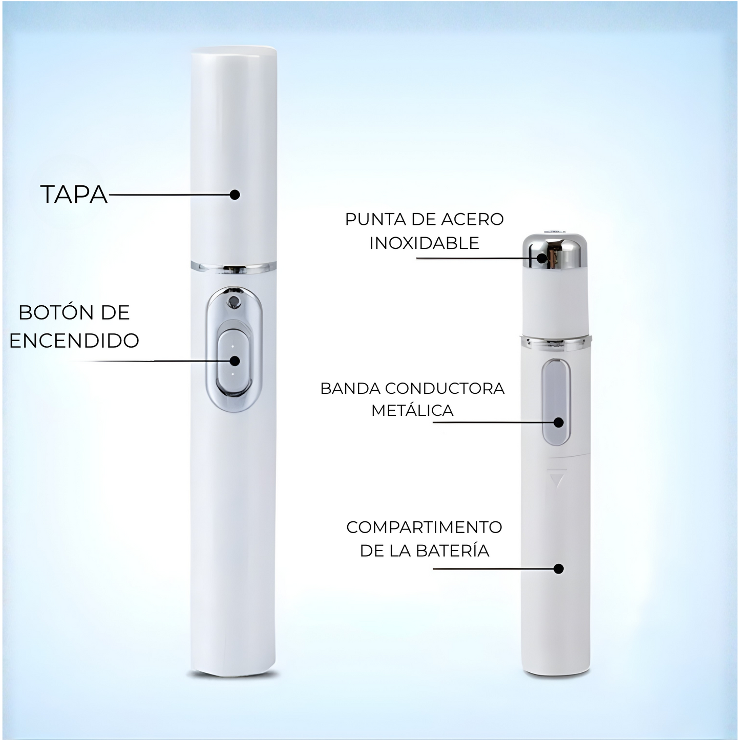 Bolígrafo Antiacné LED